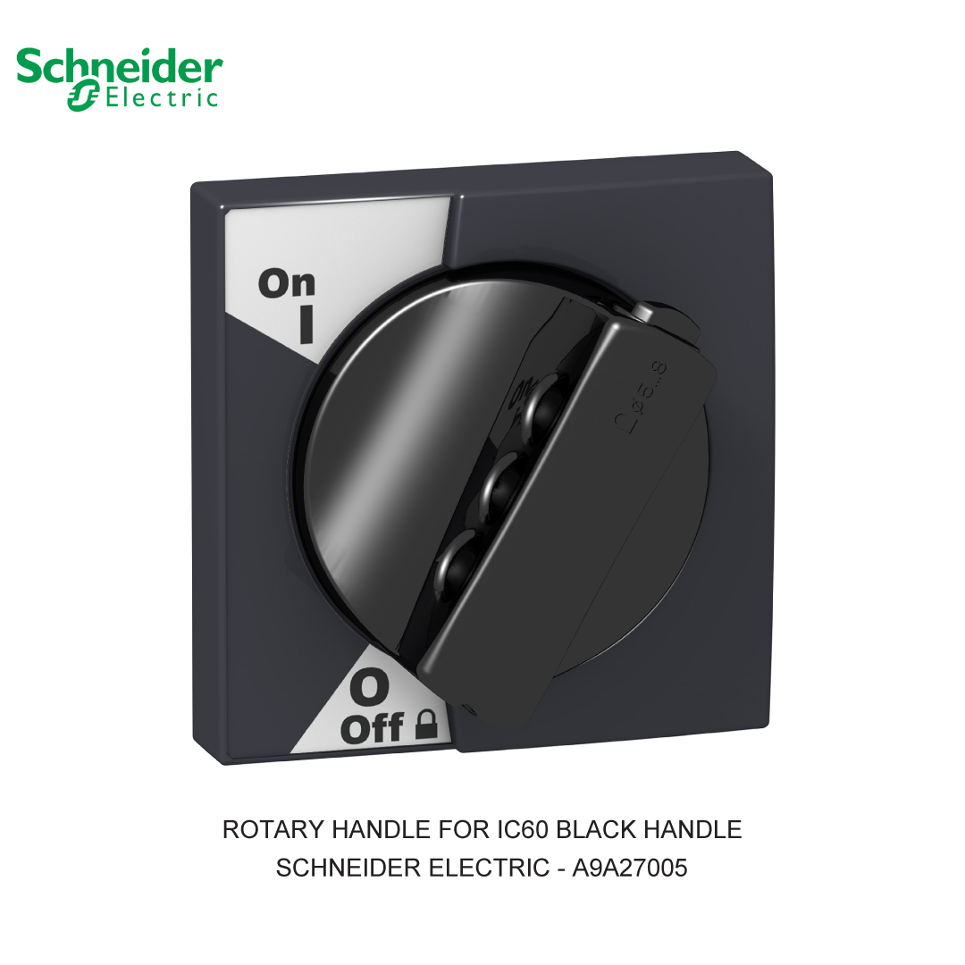 ROTARY HANDLE FOR IC60 BLACK HANDLE