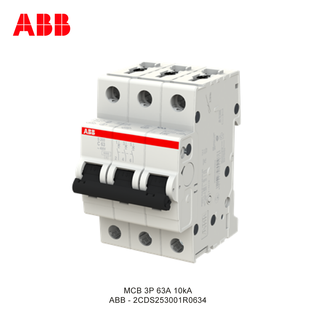 MCB 3P 63A 6kA/10kA KURVA C
