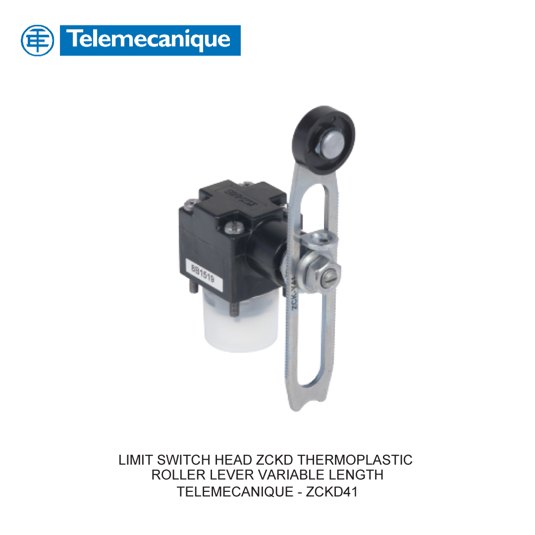 LIMIT SWITCH HEAD ZCKD THERMOPLASTIC ROLLER LEVER VARIABLE LENGTH