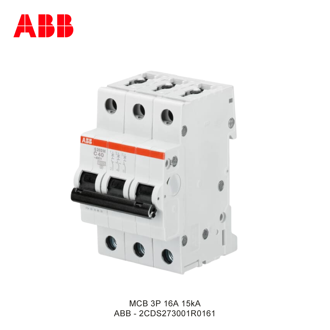 MCB 3P 16A 15kA CURVA D
