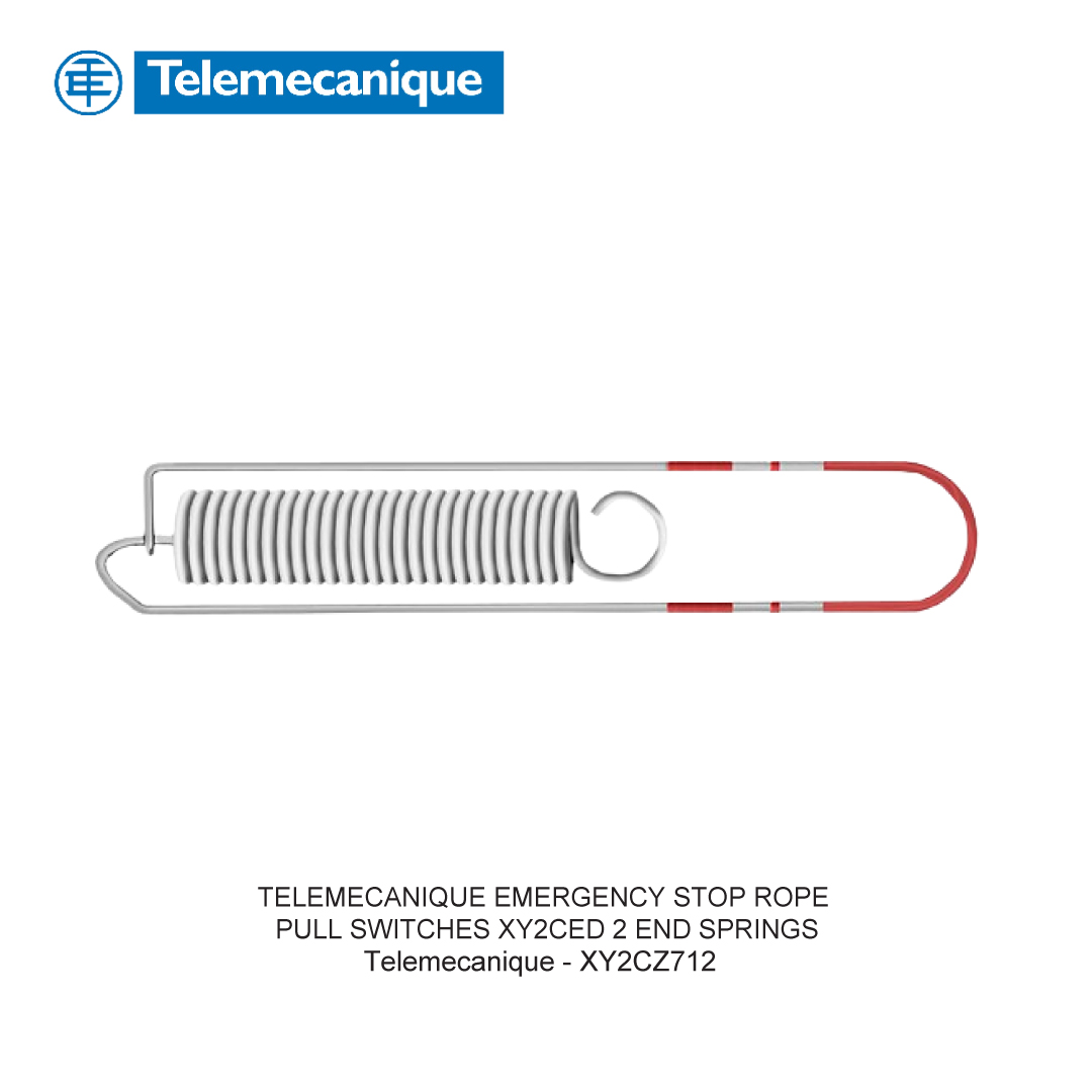 TELEMECANIQUE EMERGENCY STOP ROPE PULL SWITCHES XY2CED 2 END SPRINGS