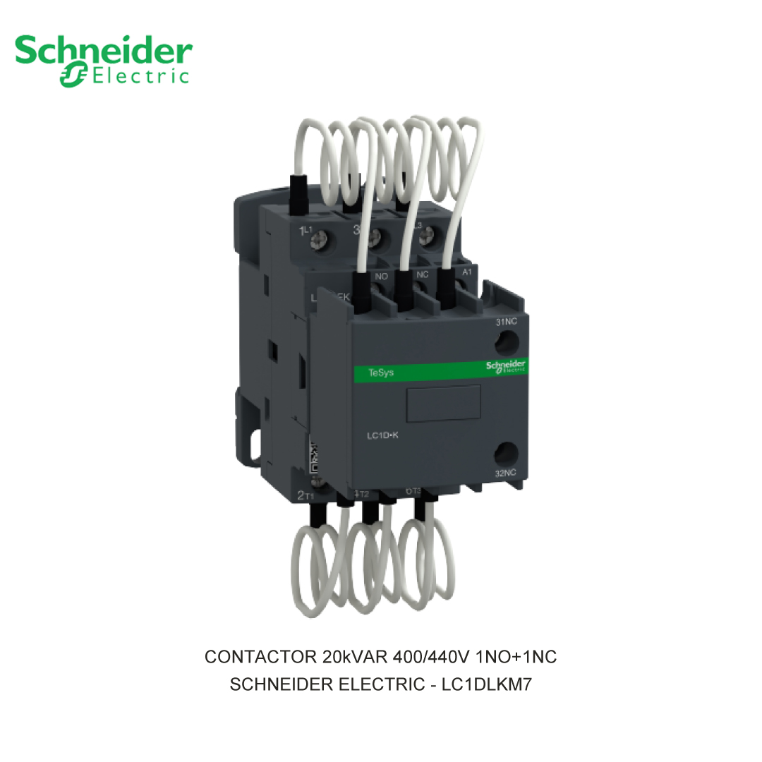 CONTACTOR 20kVAR 400/440V 1NO+1NC
