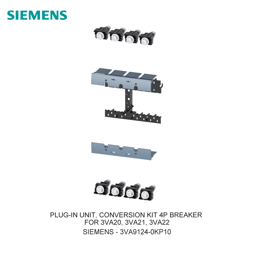 PLUG-IN UNIT, CONVERSION KIT 4P BREAKER FOR 3VA20, 3VA21, 3VA22