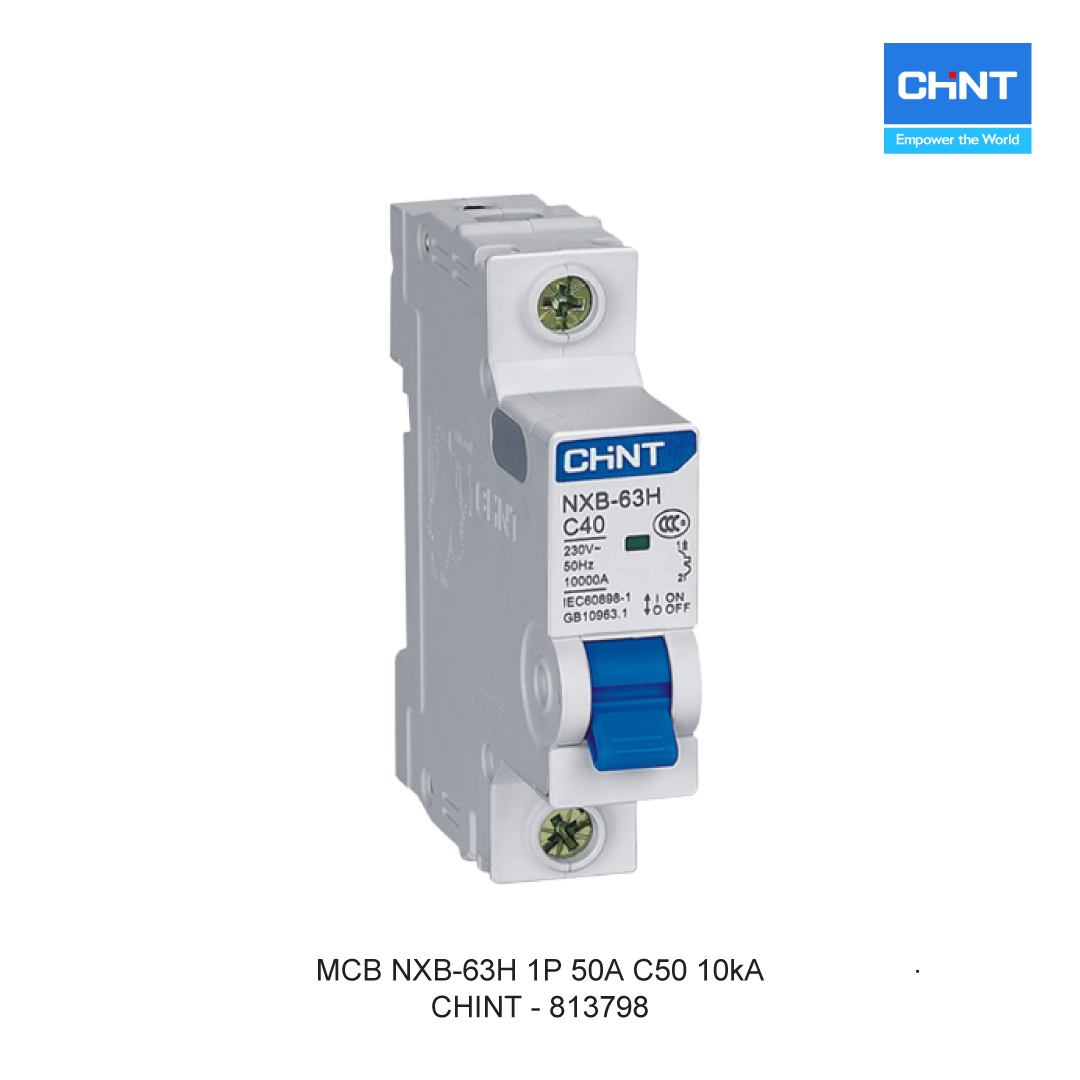 MCB NXB-63H 1P 50A C50 10kA