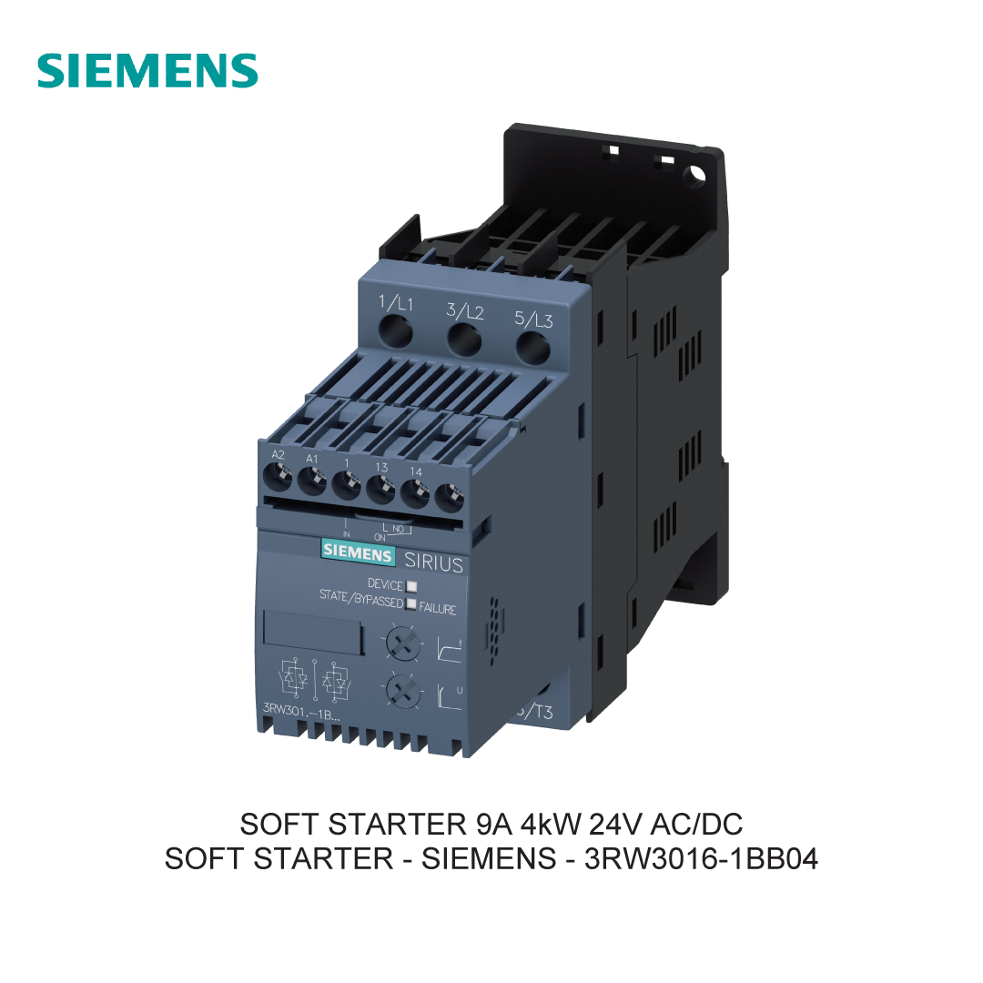 SOFT STARTER 9A 4kW 24V AC/DC