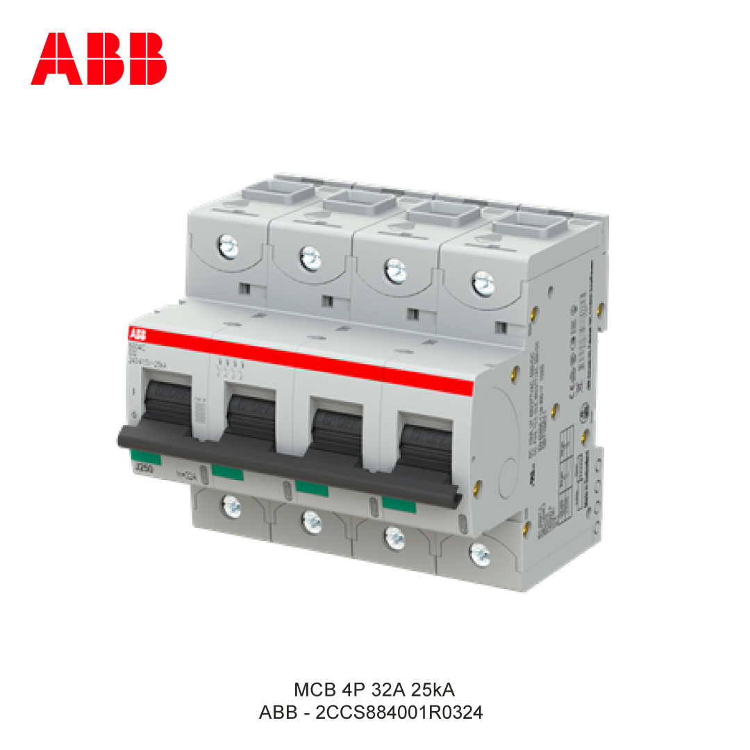 MCB 4P 32A 25kA CURVA C