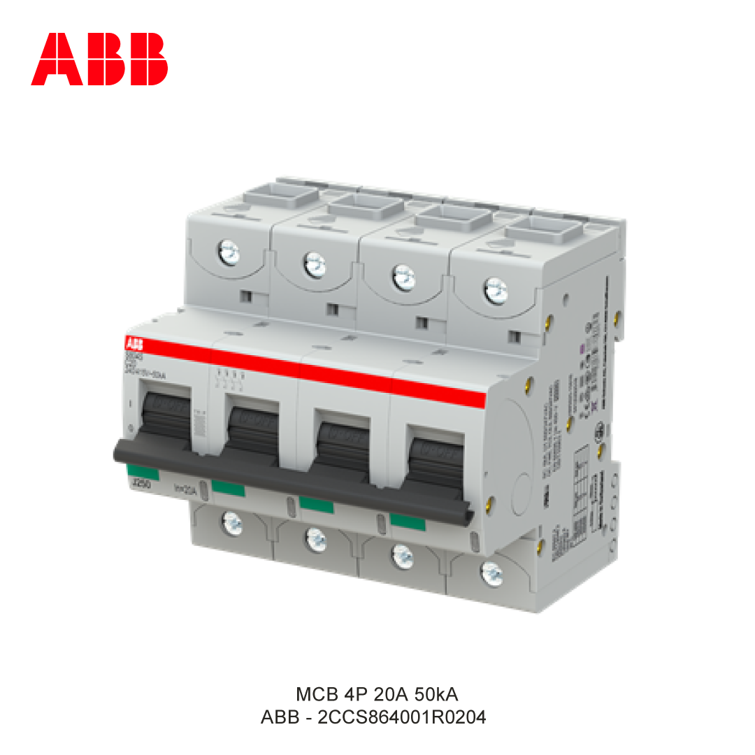 MCB 4P 20A 50kA CURVA C