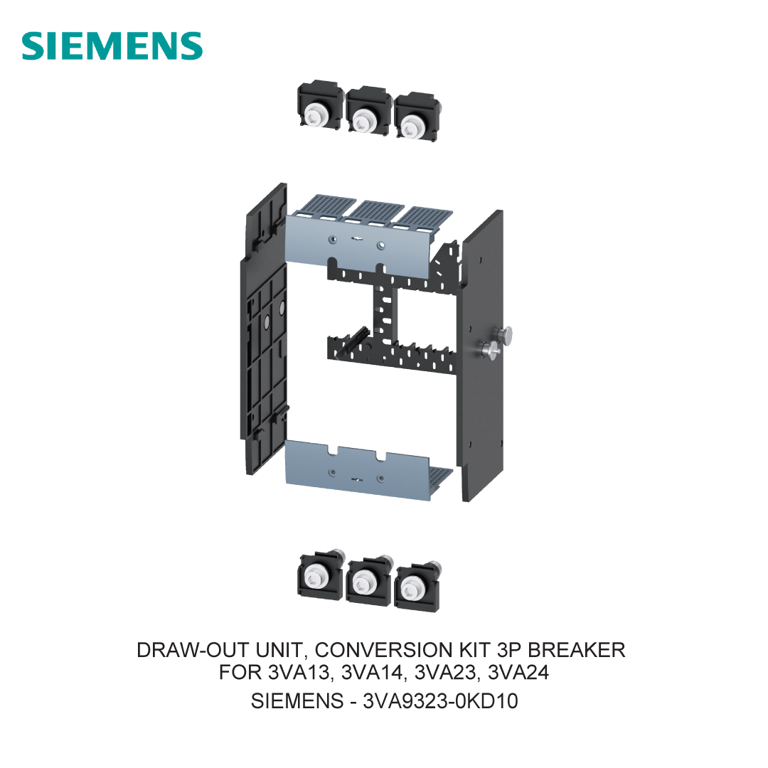 DRAW-OUT UNIT, CONVERSION KIT 3P BREAKER FOR 3VA13, 3VA14, 3VA23, 3VA24