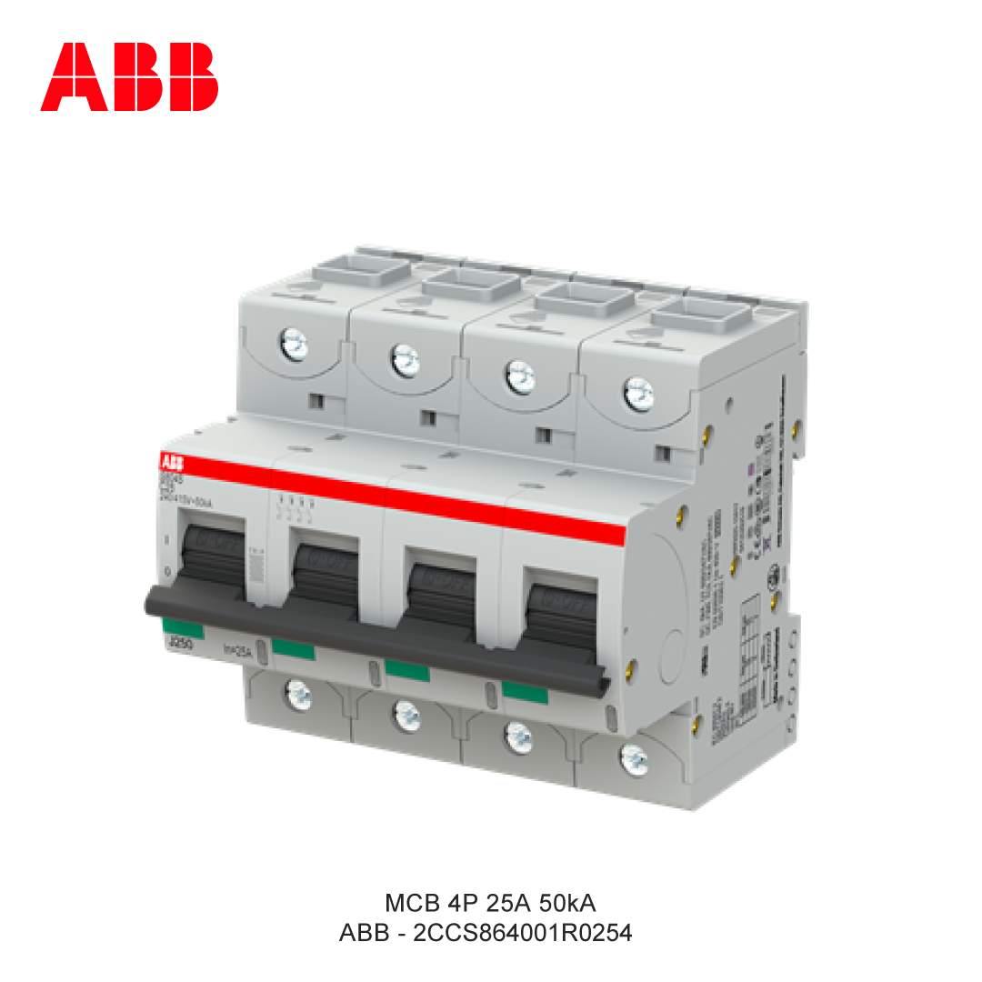 MCB 4P 25A 50kA CURVA C