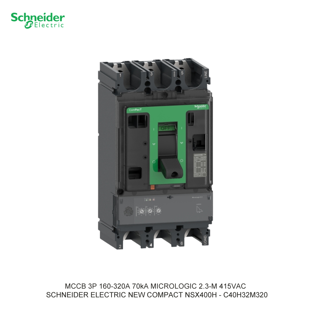 MCCB 3P 160-320A 70KA MICROLOGIC 2.3-M 415VAC