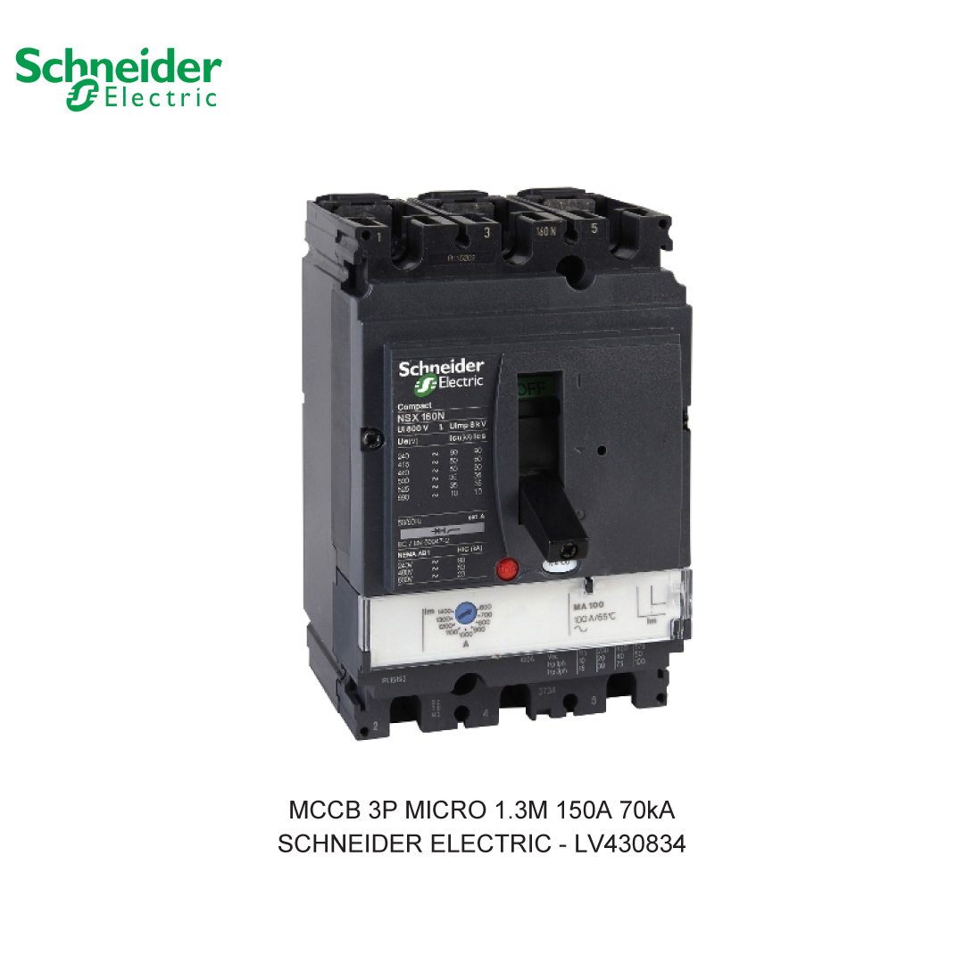 MCCB 3P MICRO 1.3M 150A 70KA