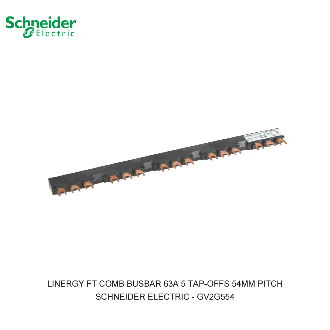 LINERGY FT COMB BUSBAR 63A 5 TAP-OFFS 54MM PITCH