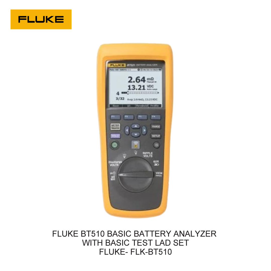 FLUKE BT510 BASIC BATTERY ANALYZER WITH BASIC TEST LAD SET