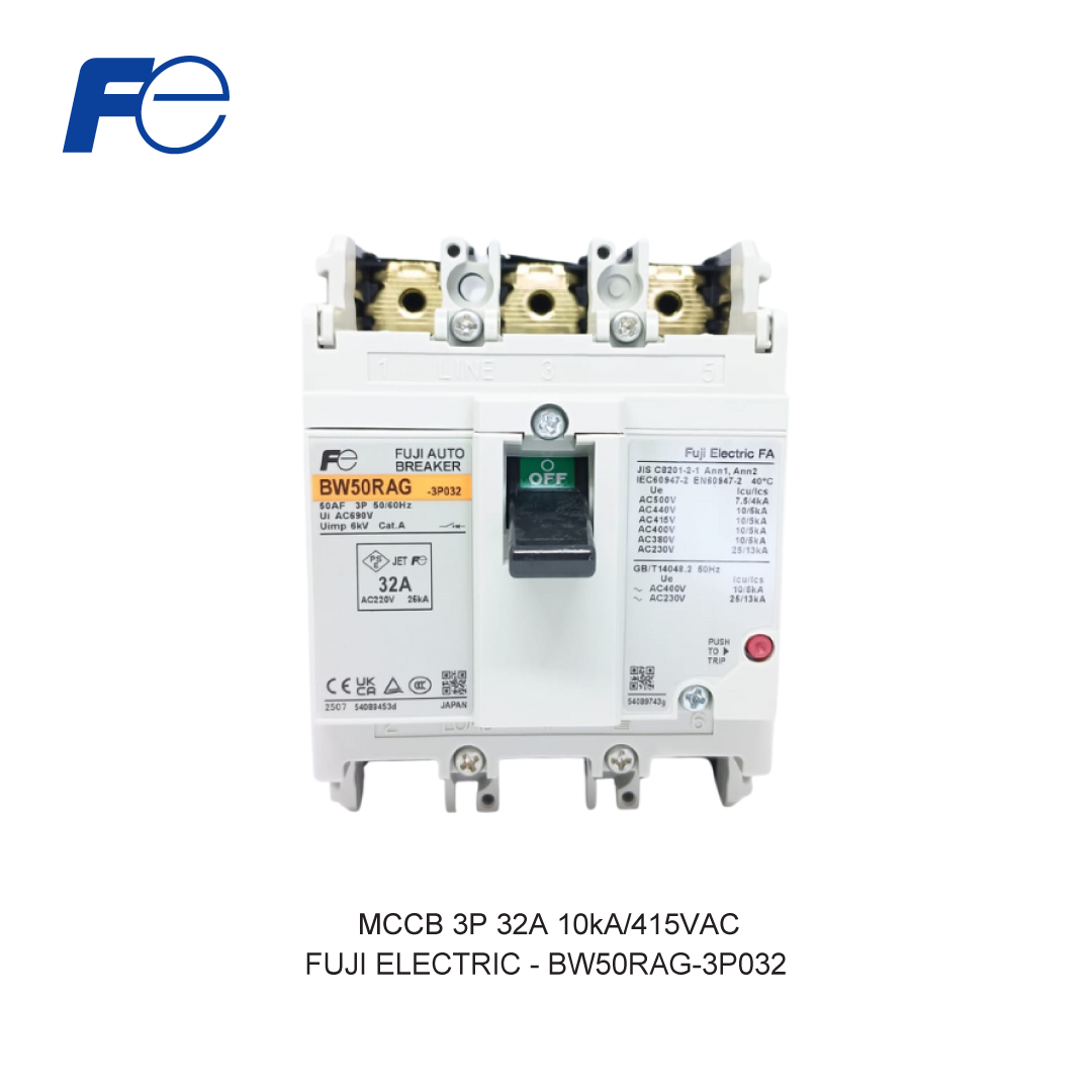 MCCB 3P 32A 10kA/415VAC