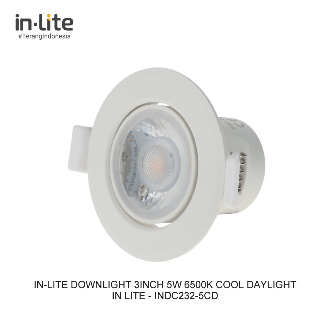 IN-LITE DOWNLIGHT 3INCH 5W 6500K PUTIH