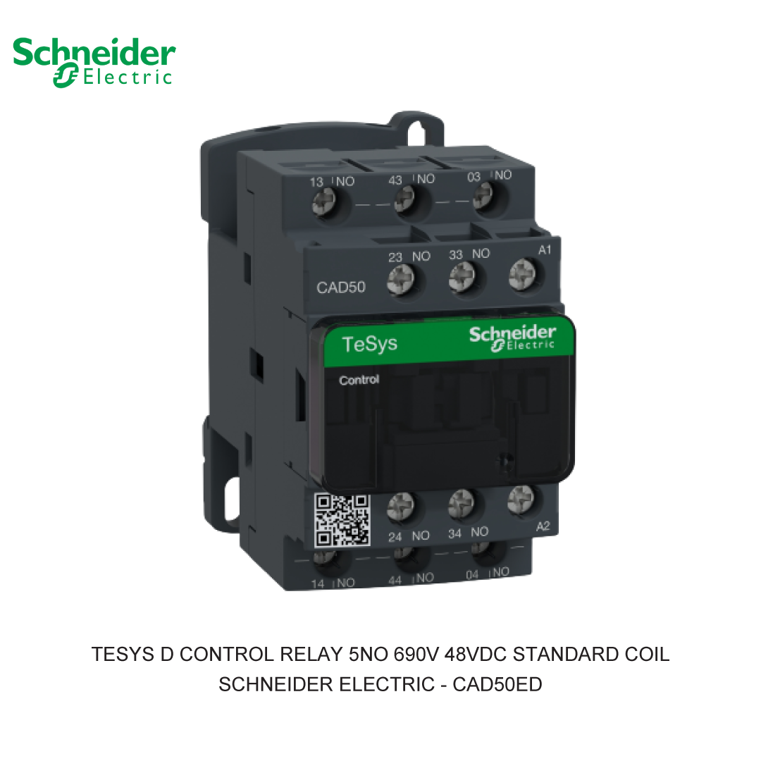 TESYS D CONTROL RELAY 5NO 690V 48VDC STANDARD COIL