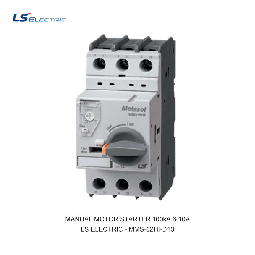 MANUAL MOTOR STARTER 100kA 6-10A