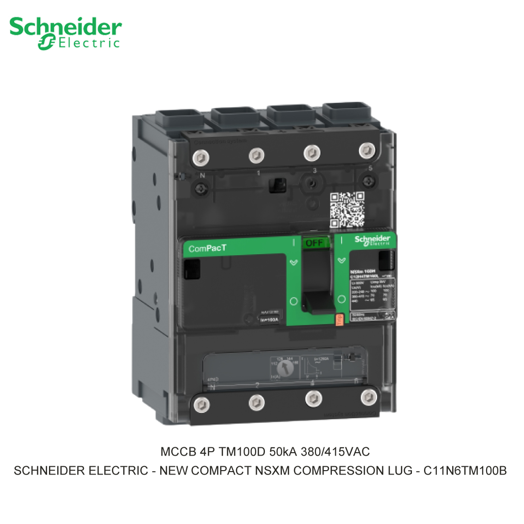 MCCB 4P TM100D 50KA 380/415VAC