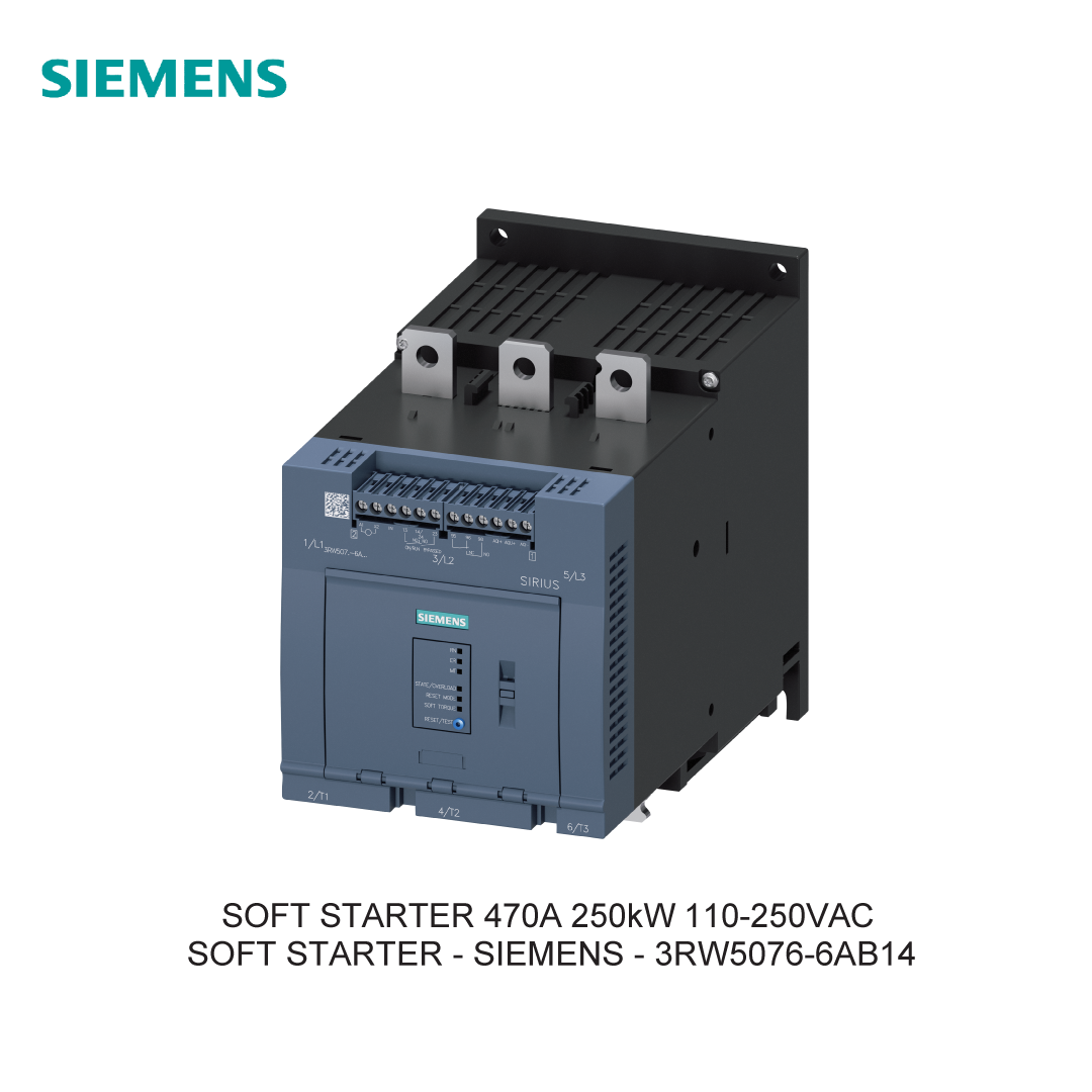 SOFT STARTER 470A 250kW 110-250VAC