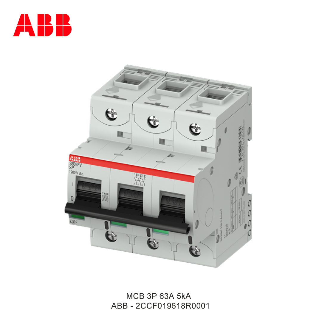 MCB 3P 63A 5kA