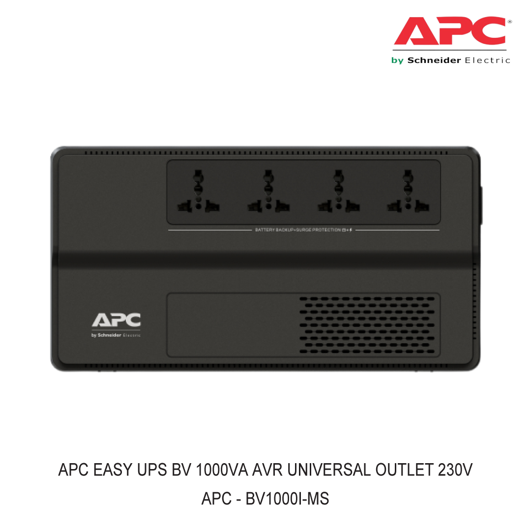 APC EASY UPS BV 1000VA AVR UNIVERSAL OUTLET 230V