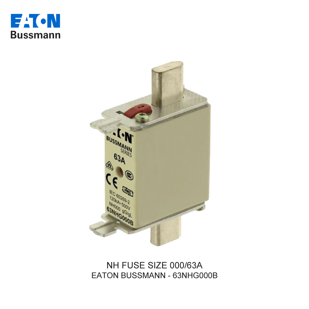 EATON NH FUSE SIZE 000/63A