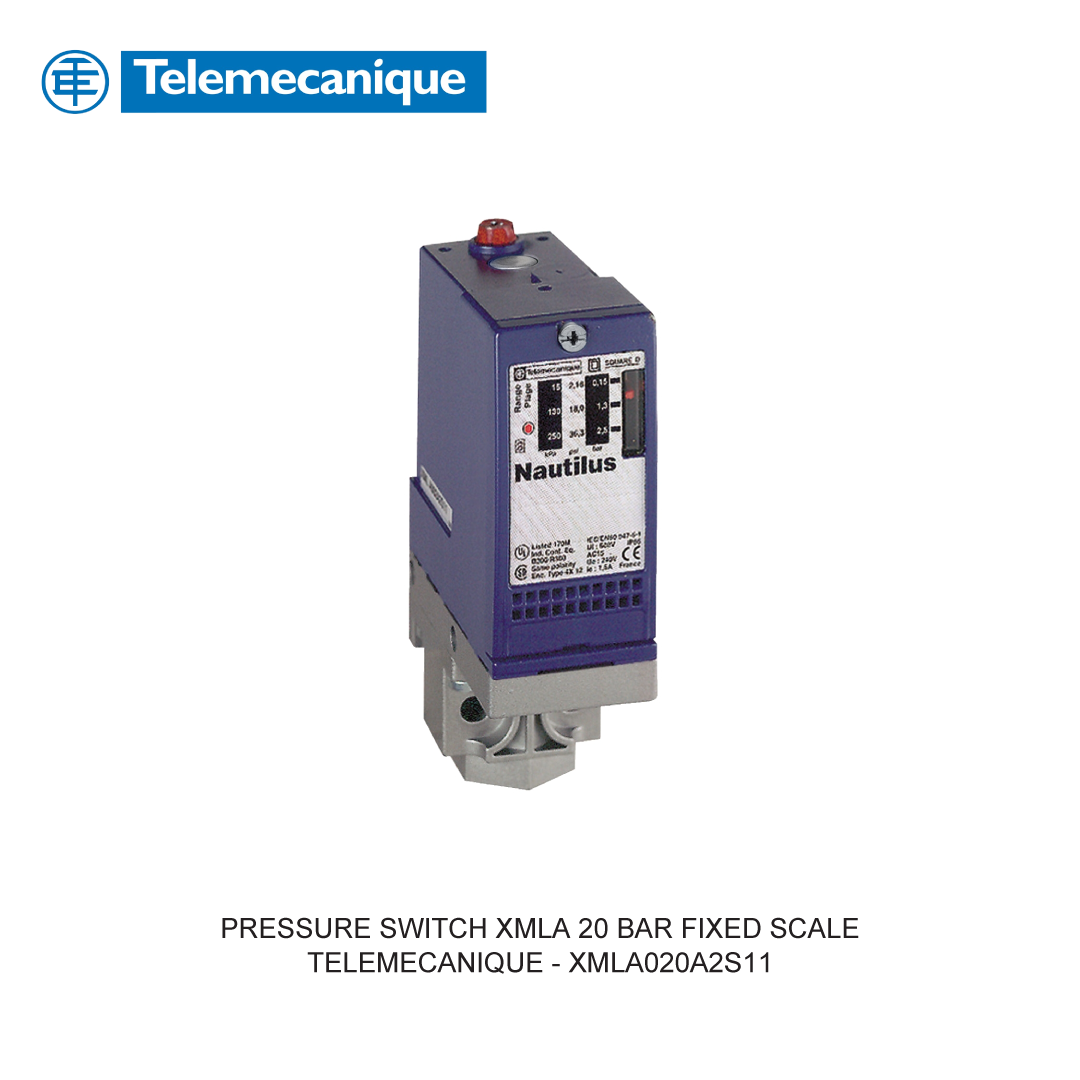 PRESSURE SWITCH XMLA 20 BAR FIXED SCALE