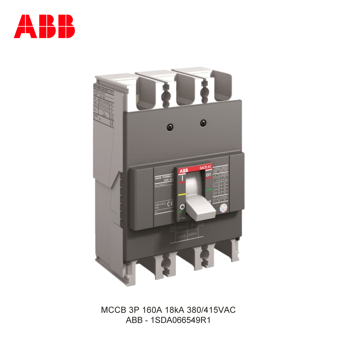 MCCB 3P 160A 18kA 380/415VAC