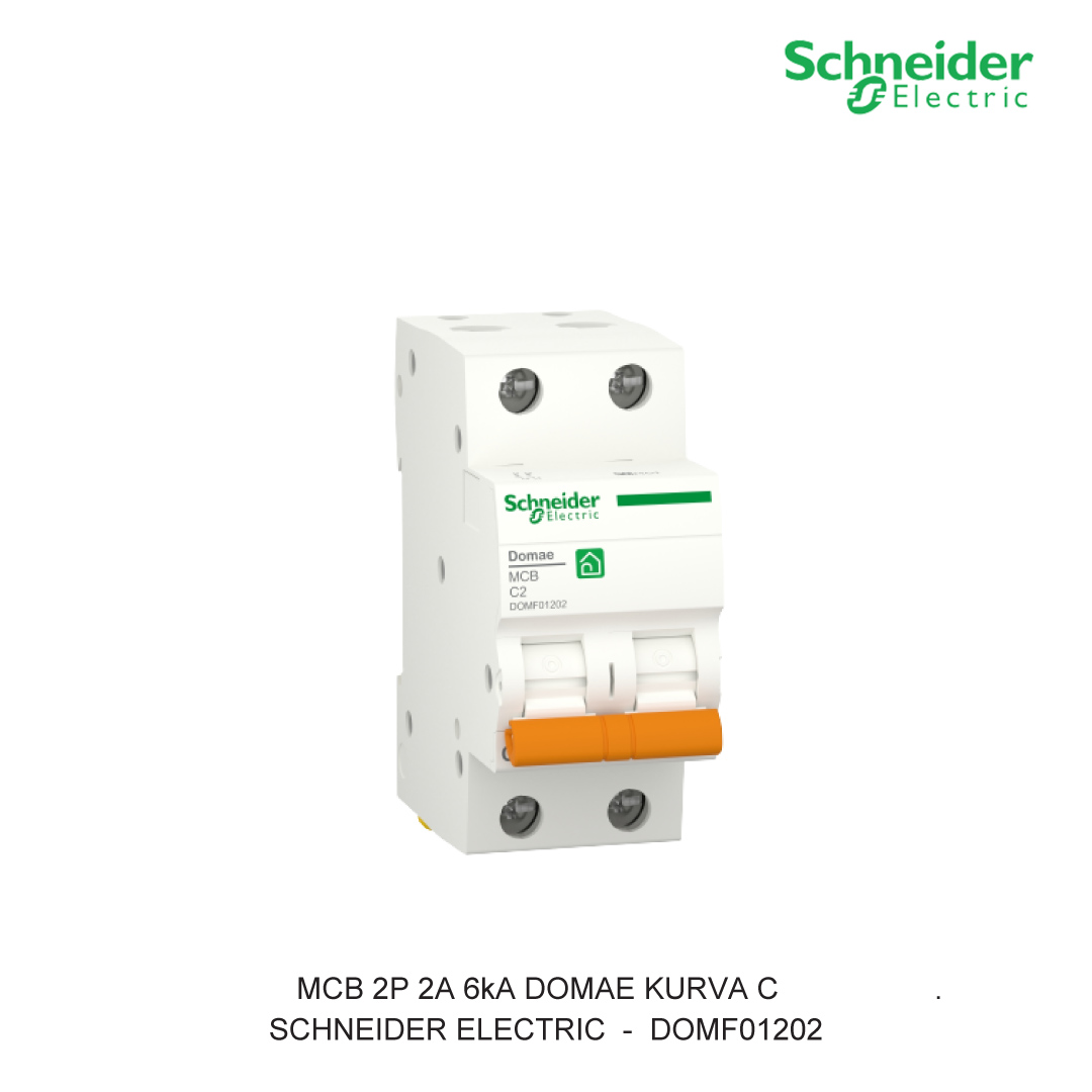 MCB 2P 2A 6kA CURVA C