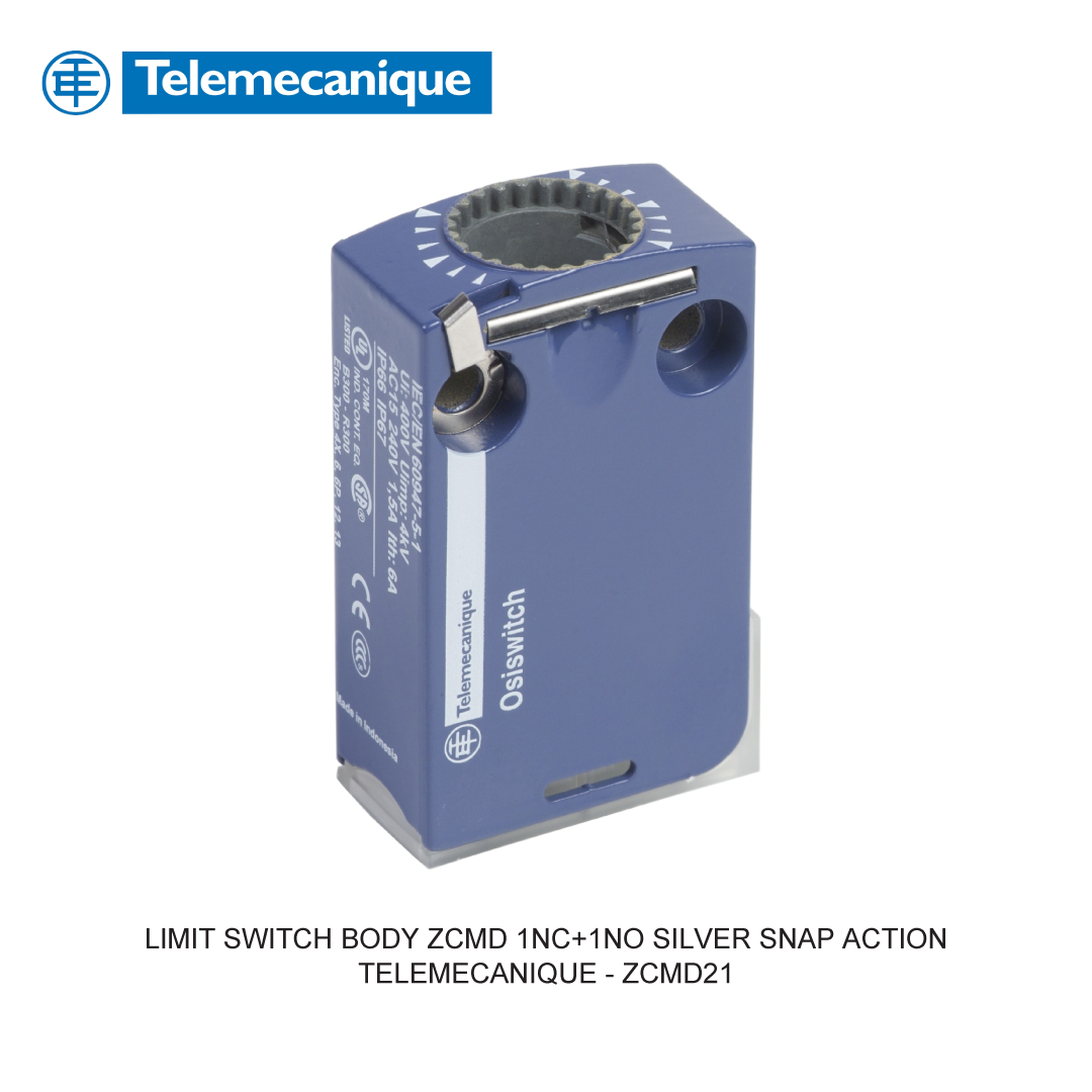 LIMIT SWITCH BODY ZCMD 1NC+1NO SILVER SNAP ACTION