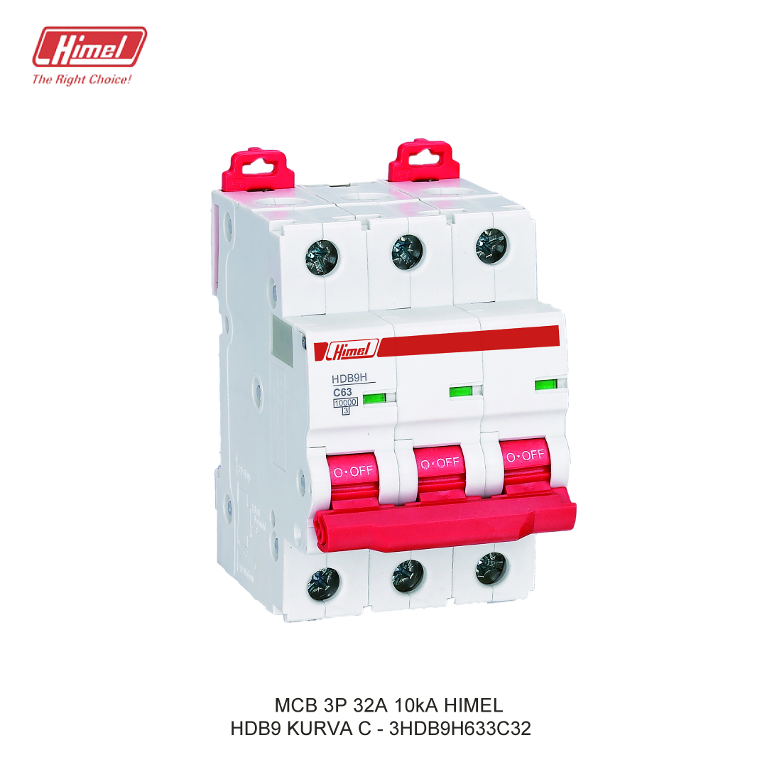 MCB HIMEL HDB9-63 C 3P 32A 10kA