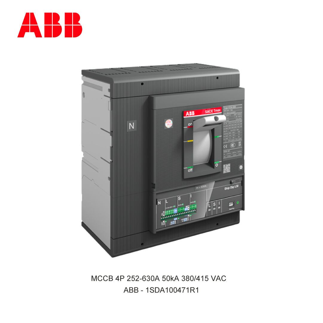 MCCB 4P 252-630A 50kA 380/415 VAC