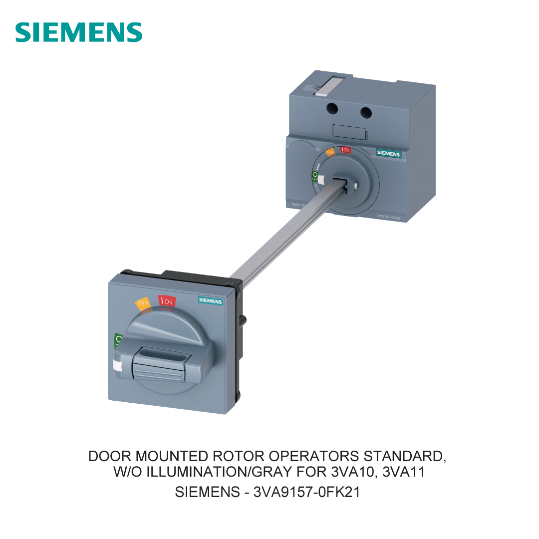 DOOR MOUNTED ROTOR OPERATORS STANDARD, W/O ILLUMINATION/GRAY FOR 3VA10, 3VA11