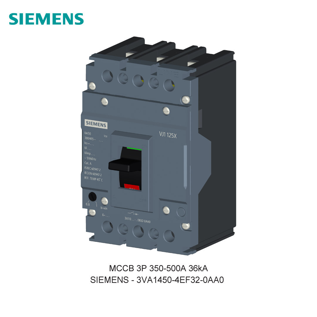 MCCB 3P 350-500A 36kA