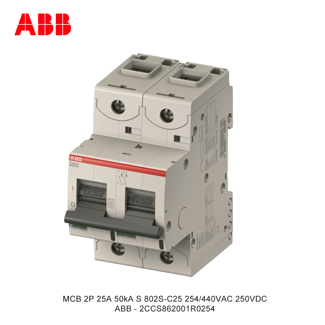 MCB 2P 25A 50kA CURVA C
