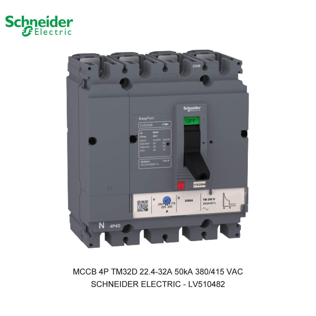 MCCB 4P TM32D 22.4-32A 50KA 380/415VAC