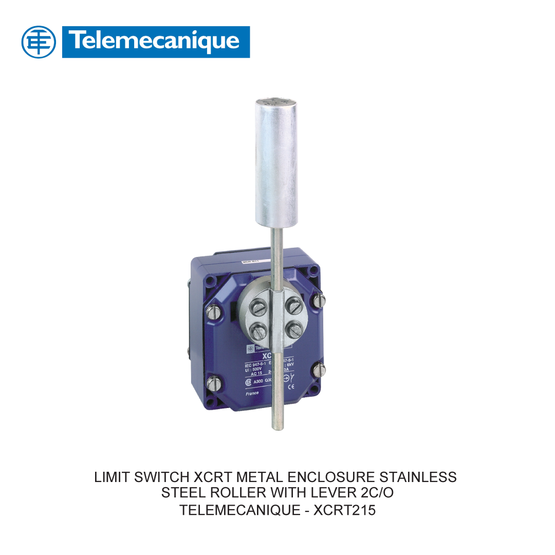 LIMIT SWITCH STANDARD XCKP THERMOPLASTIC PLASTIC ROLLER LEVER PLUNG VER 1NC+1NO SNAP PG11