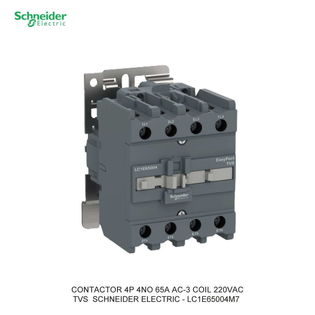 CONTACTOR 4P 65A AC-3 COIL 220VAC 4NO