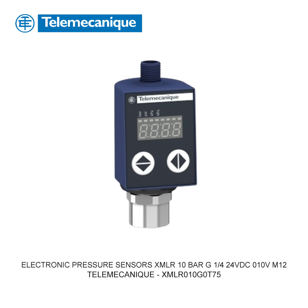 ELECTRONIC PRESSURE SENSORS XMLR 10 BAR G 1/4 24VDC 010V M12