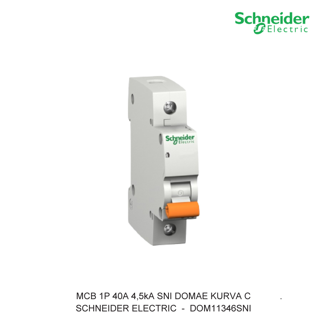 MCB 1P 40A 4,5kA CURVA C SNI