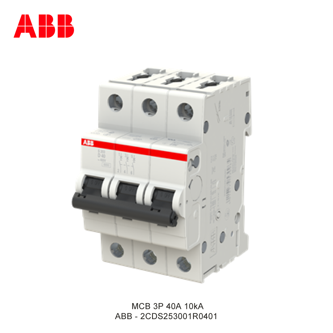 MCB 3P 40A 6kA/10kA CURVA D