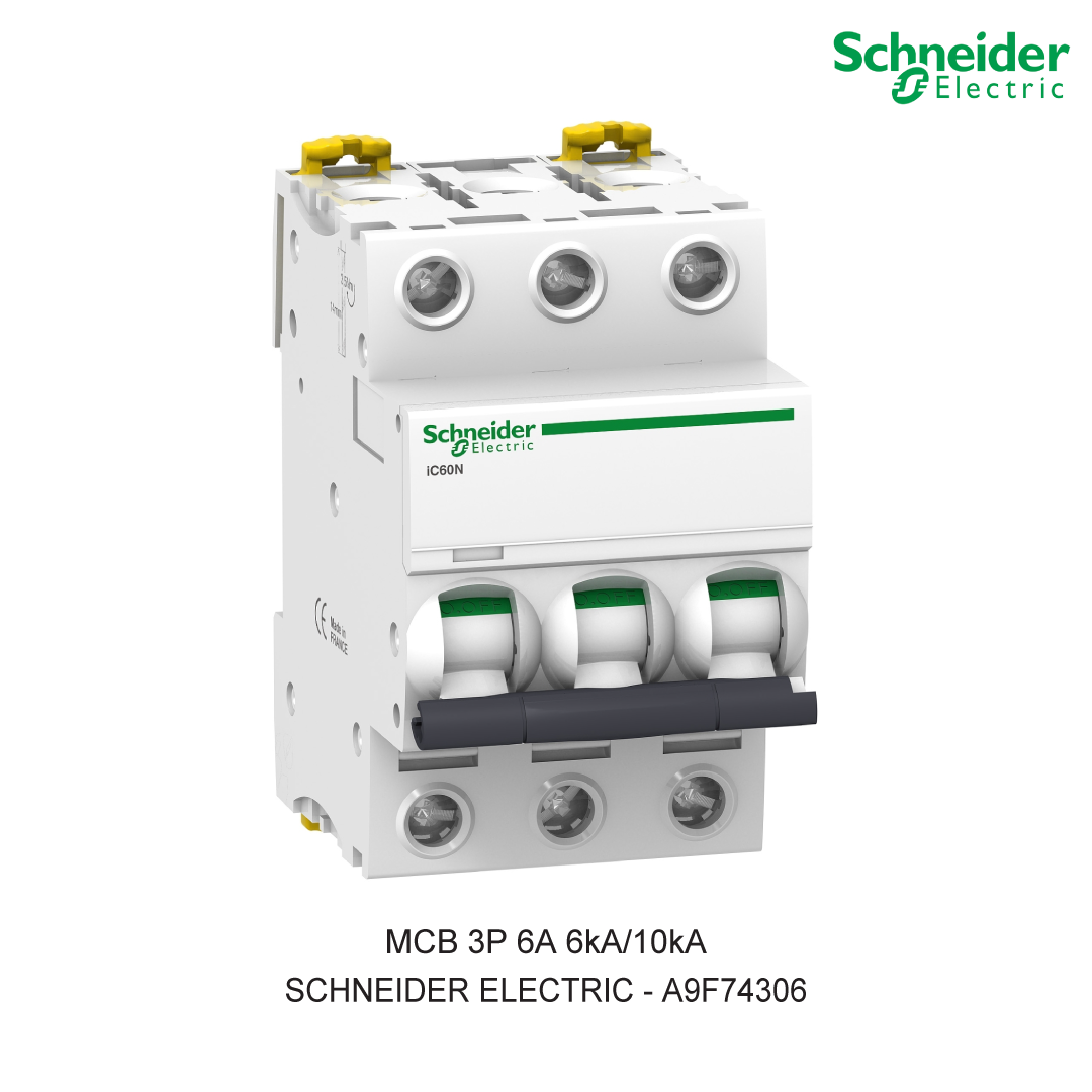 MCB 3P 6A 6kA/10kA CURVA C