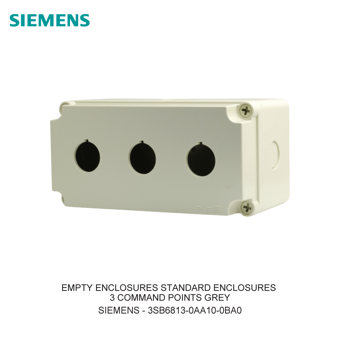 EMPTY ENCLOSURES STANDARD ENCLOSURES 3 COMMAND POINTS GREY