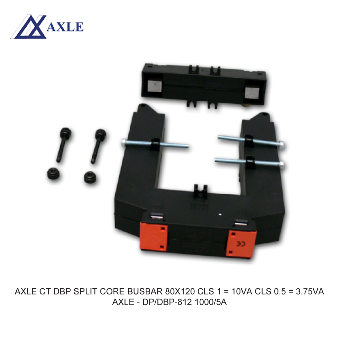 AXLE CT DBP SPLIT CORE BUSBAR 80X120 CLS 1 = 10VA CLS 0.5 = 3.75VA