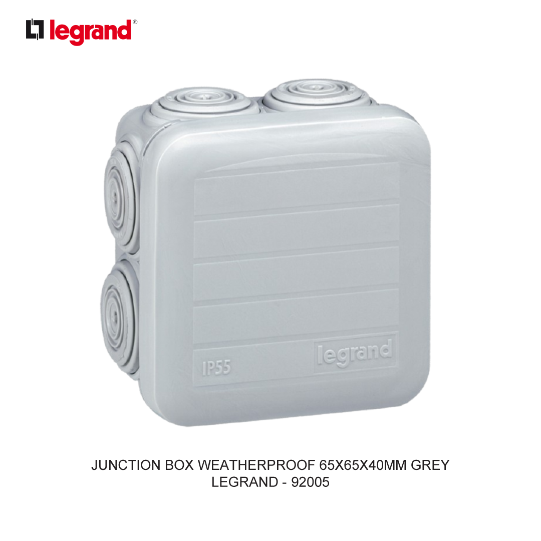 JUNCTION BOX WEATHERPROOF 65X65X40MM ABU ABU