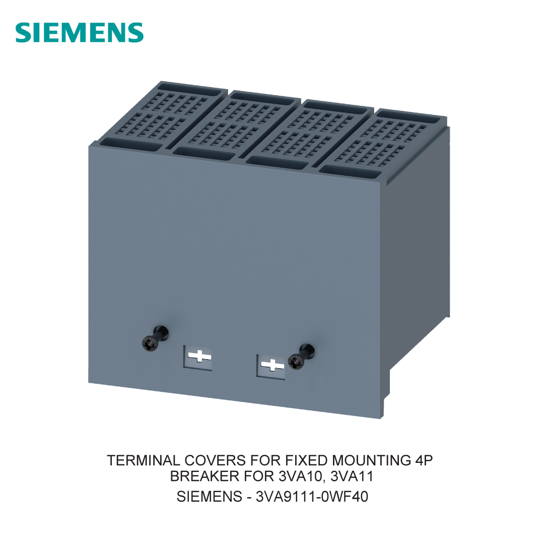 TERMINAL COVERS FOR FIXED MOUNTING 4P BREAKER FOR 3VA10, 3VA11