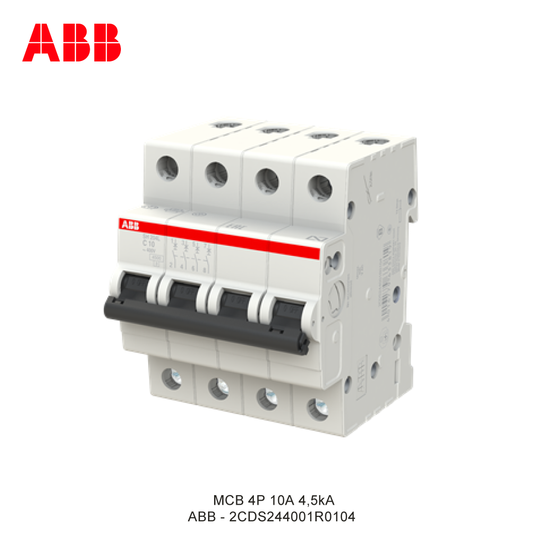 MCB 4P 10A 4,5kA KURVA C