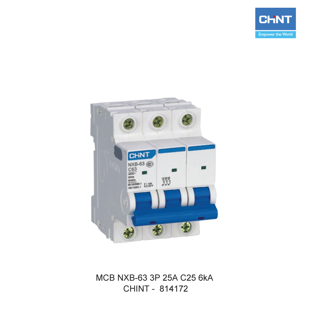 MCB NXB-63 3P 25A C25 6kA