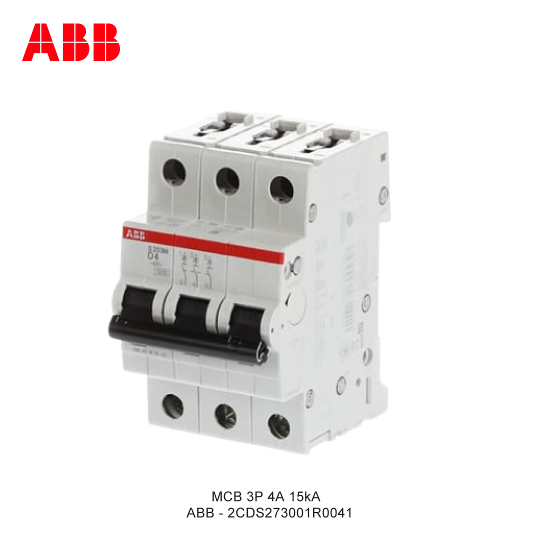 MCB 3P 4A 15kA CURVA D