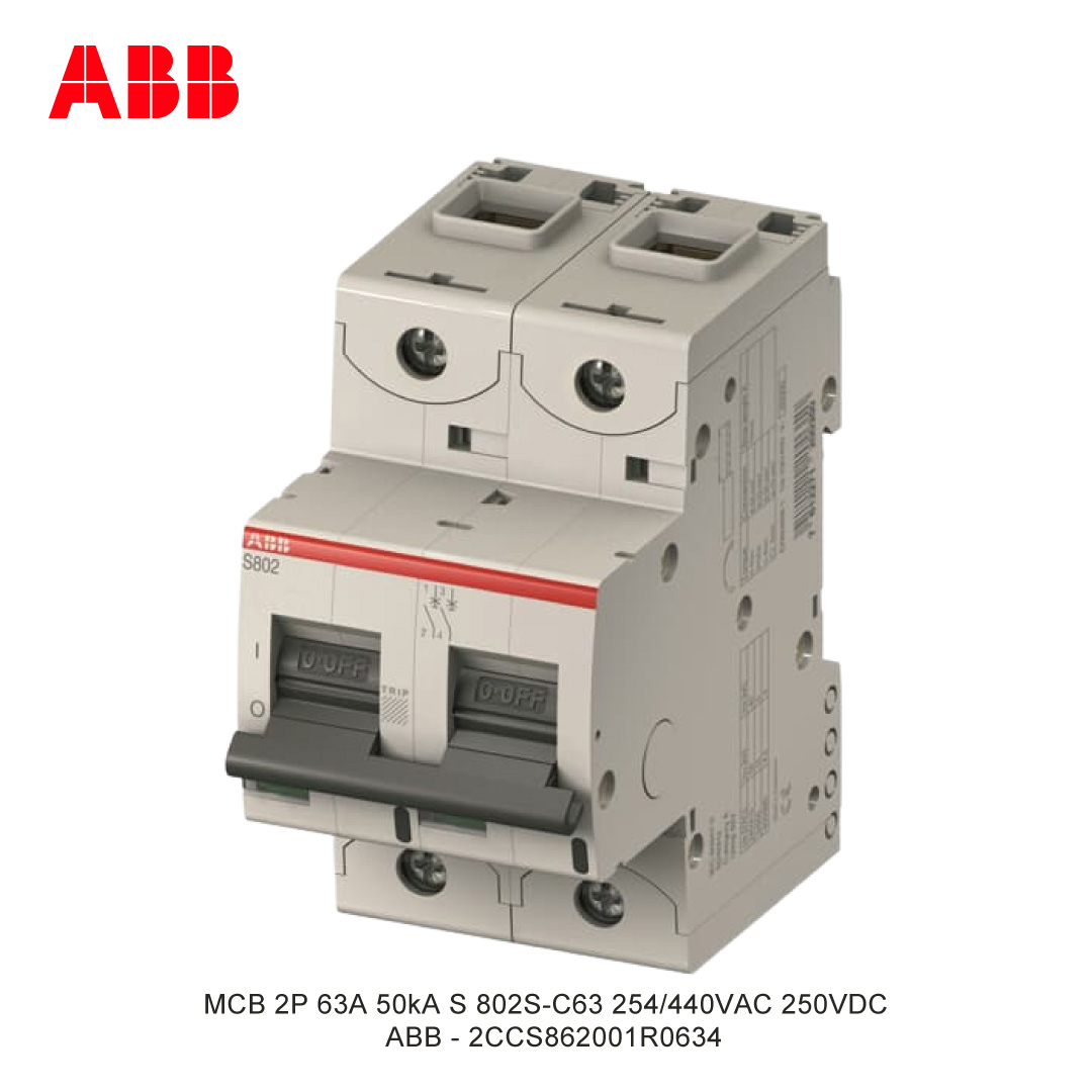 MCB 2P 63A 50kA KURVA C